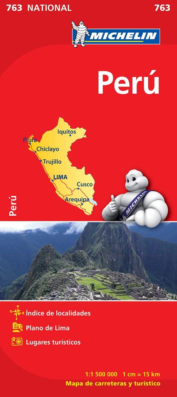 PERÚ. MAPA NATIONAL  | 9782067173446 | VARIOS AUTORES