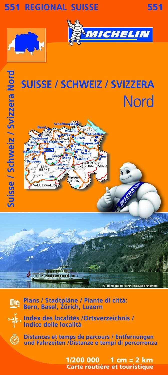 MAPA REGIONAL SUISSE NORD/ SCHWEIZ NORD/ SVIZZERA NORD | 9782067183711 | VARIOS AUTORES