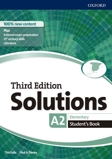 SOLUTIONS 3RD EDITION ELEMENTARY. STUDENT'S BOOK | 9780194523639 | FALLA, TIM/DAVIES, PAUL A.