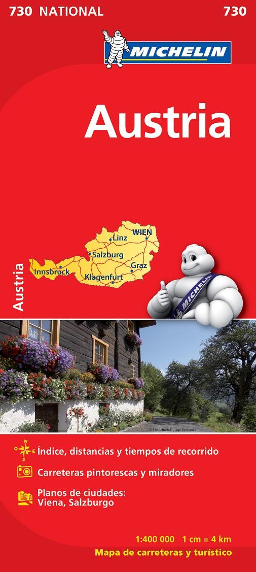 MAPA NATIONAL AUSTRIA | 9782067171756 | VARIOS AUTORES