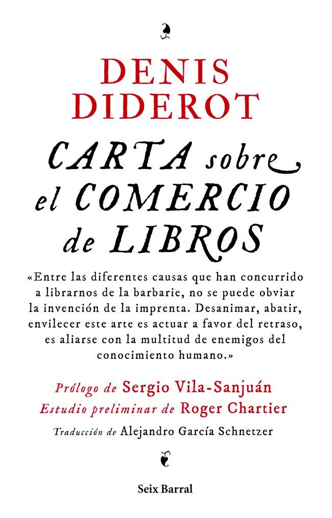 CARTA SOBRE EL COMERCIO DE LIBROS | 9788432214820 | DIDEROT, DENIS 