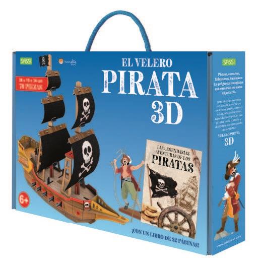 EL VELERO PIRATA 3D. 3D CARTON. CON MAQUETA. EDIC. ILUSTRADO (ESPAÑOL) | 9788418127526 | M. GAULE/F. LEGIMI