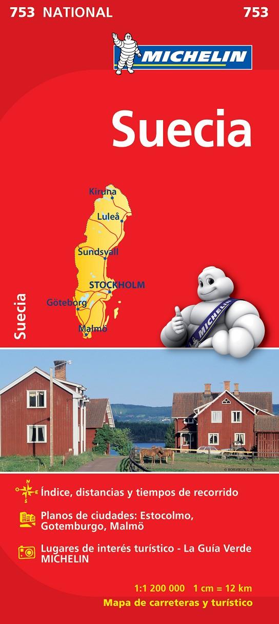 MAPA NATIONAL SUECIA | 9782067172838 | VARIOS AUTORES