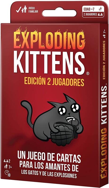 EXPLODING KITTENS EDICIÓN DOS JUGADORES | 8100830418272