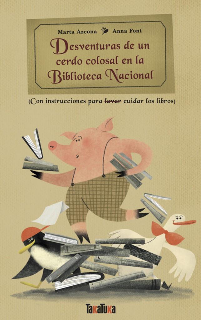 DESVENTURES D'UN PORC MAGISTRAL A LA BIBLIOTECA NA | 9788418821943 | MARTA AZCONA/ANNA FONT