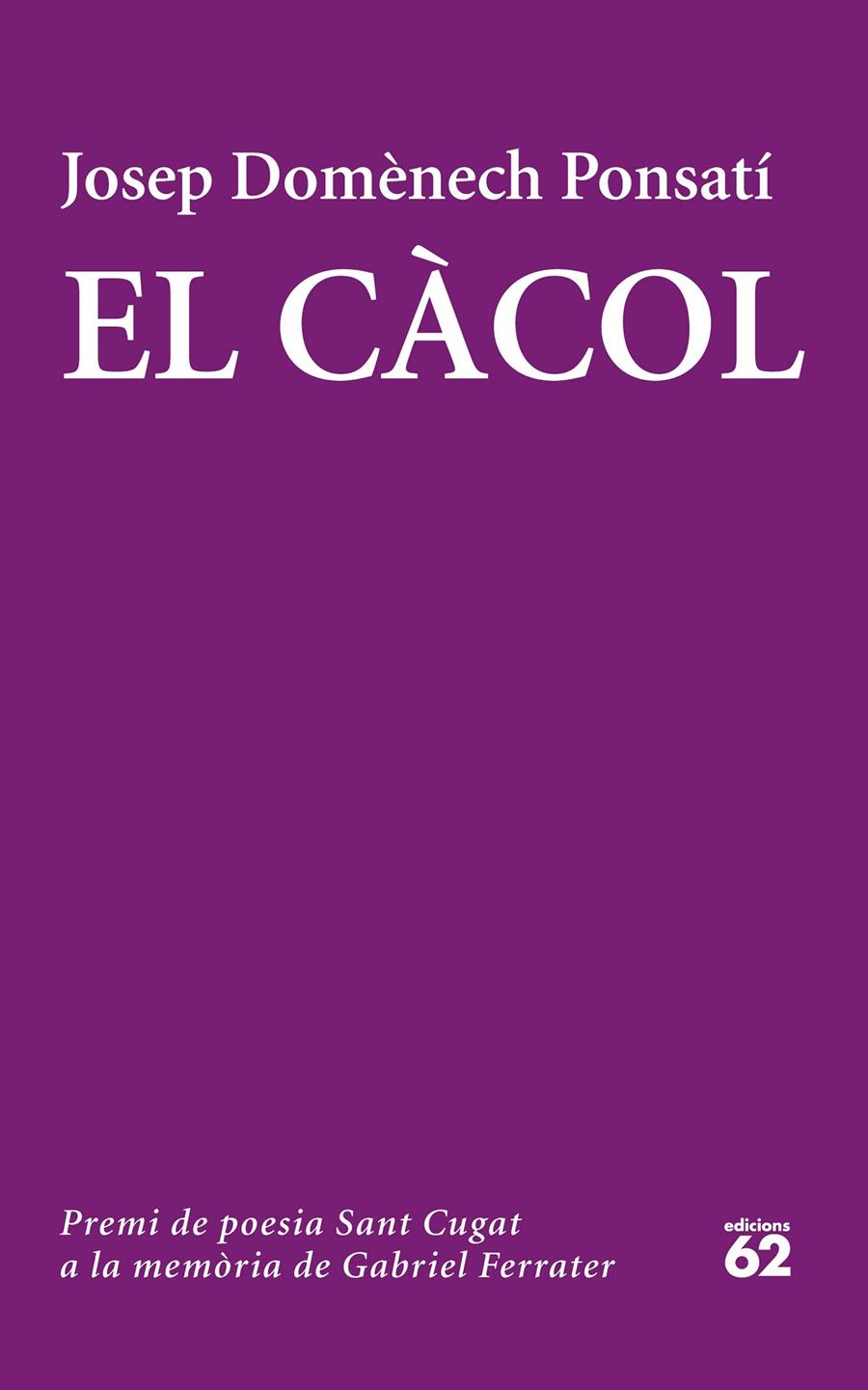 EL CÀCOL | 9788429774320 | DOMÈNECH PONSATI, JOSEP 