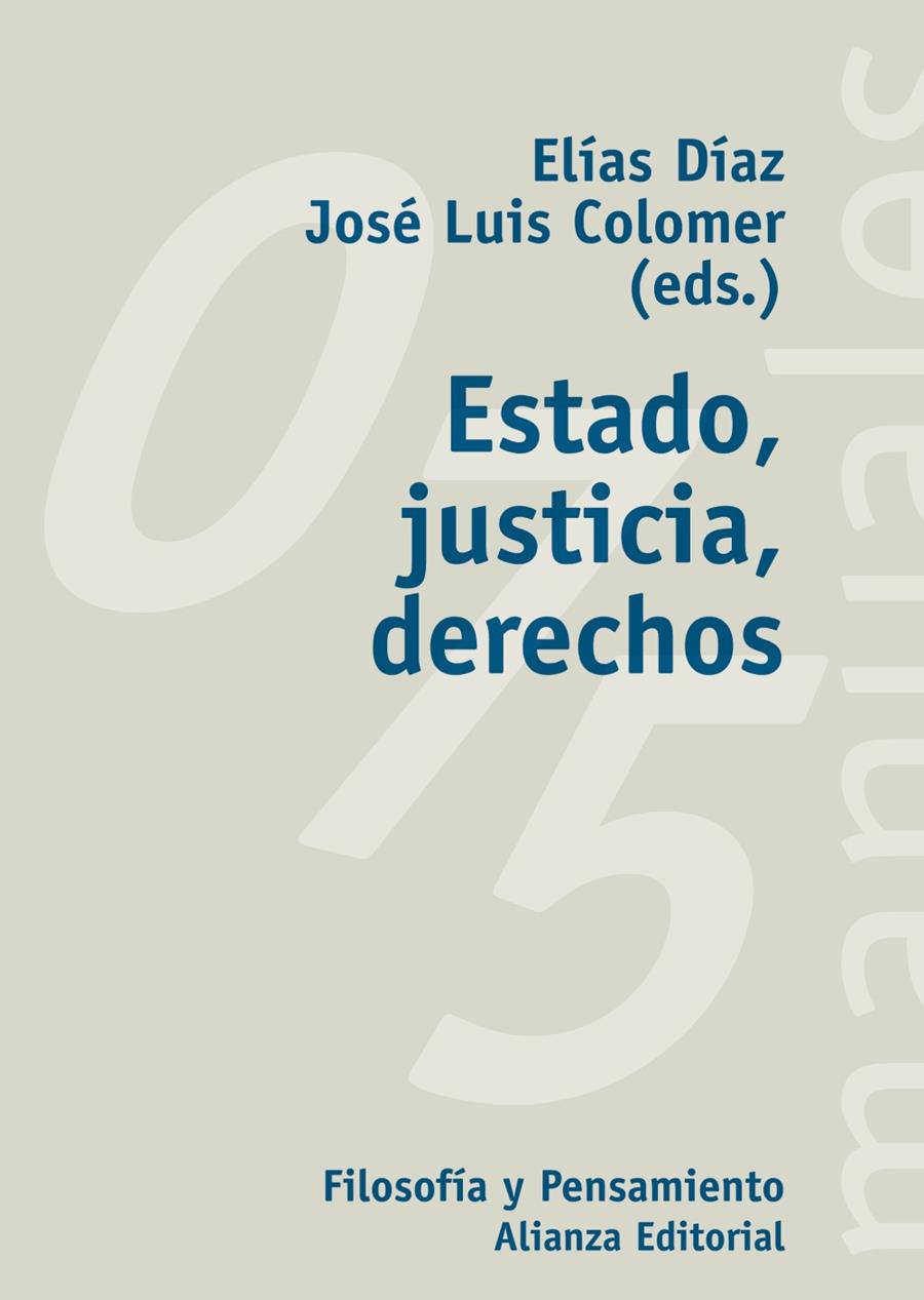 ESTADO,JUSTICIA,DERECHOS | 9788420686776 | DIAZ/COLOMER