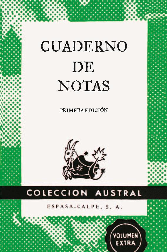 CUADERNO DE NOTAS VERDE 11,2X17,4 | 9788467008401 | ESPASA CALPE