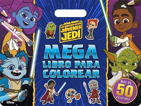 STAR WARS. LAS AVENTURAS DE LOS JÓVENES JEDI. MEGALIBRO PARA COLOREAR | 9788408283096 | STAR WARS