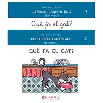 QUÈ FA EL GAT? LLEGIR ÉS FÀCIL 7 | 9788418427473 | CUBINSÀ ADSUAR, NÚRIA