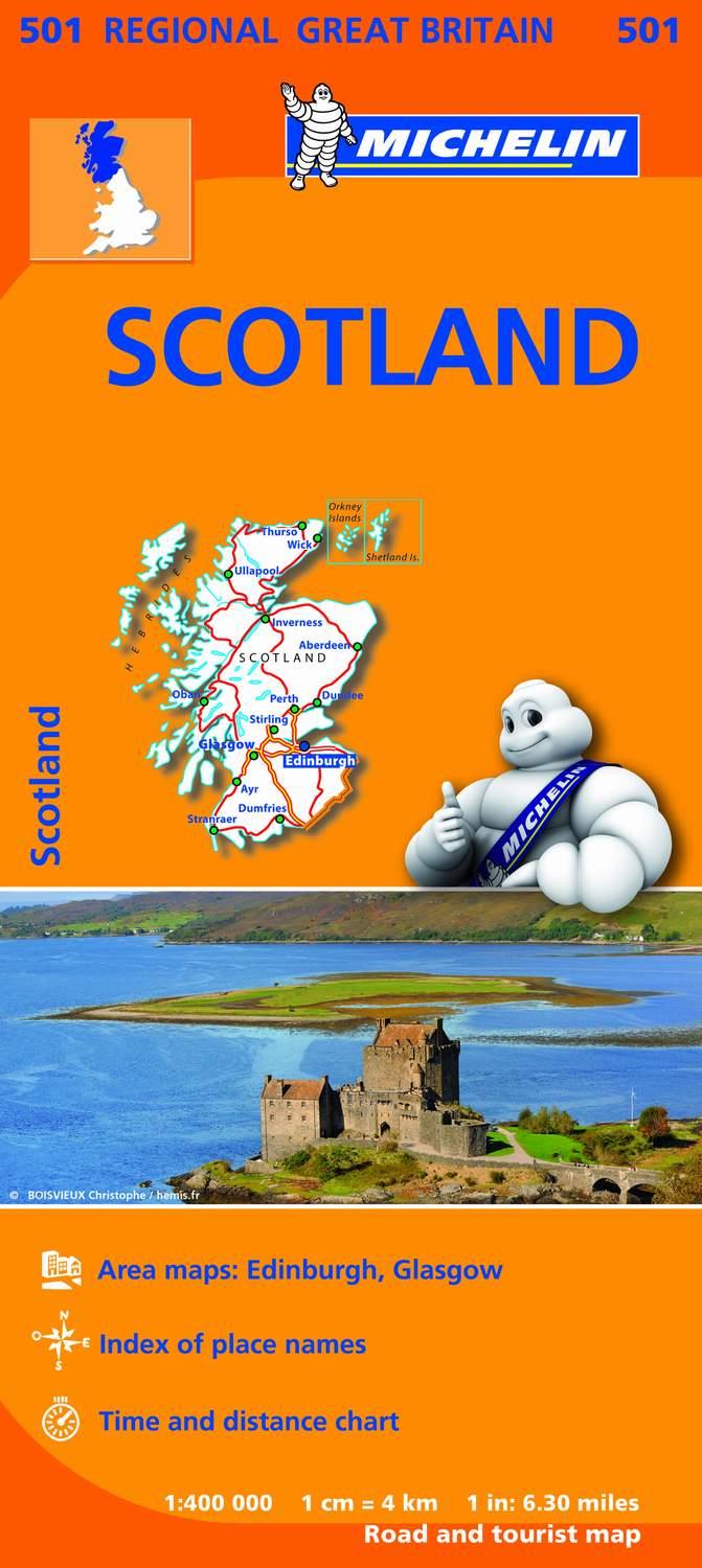 MAPA REGIONAL SCOTLAND (ESCOCIA) | 9782067183216 | MICHELIN