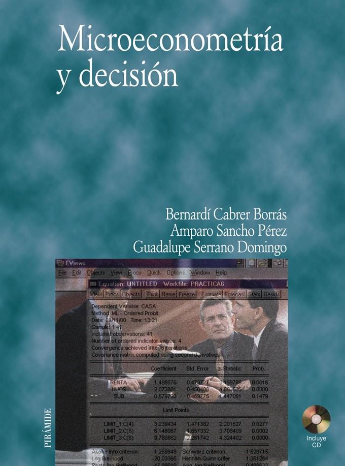 MICROECONOMETRIA Y DECISION | 9788436815375 | CABRER BORDAS, BERNARDI