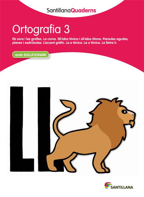 ORTOGRAFIA 3 AMB SOLUCIONARI | 9788468013688