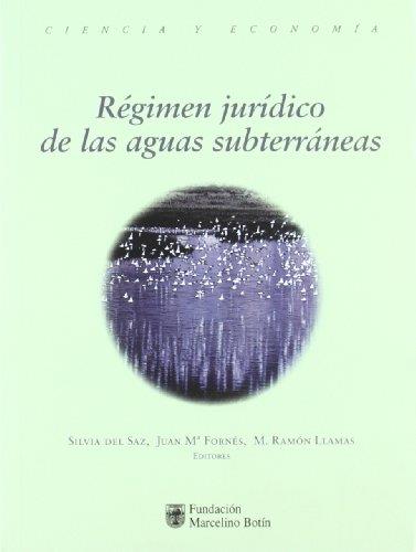 REGIMEN JURIDICO DE LAS AGUAS SUBTERRANEAS | 9788484760153