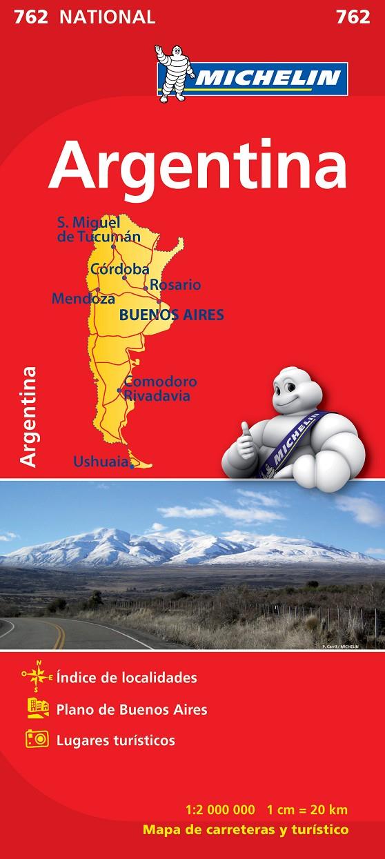 ARGENTINA. MAPA NATIONAL  | 9782067173378 | VARIOS AUTORES