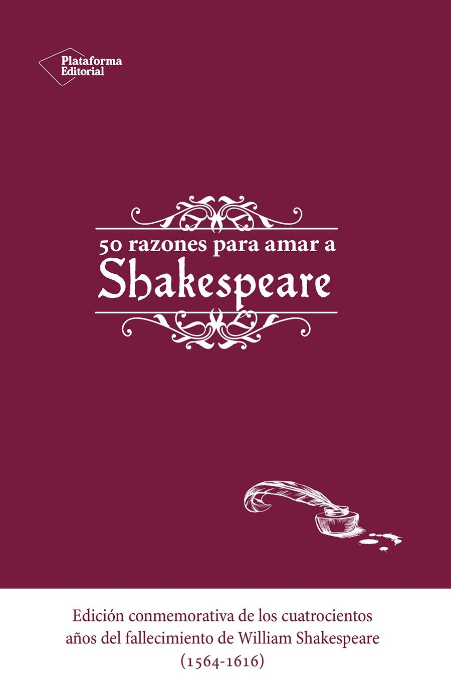 CINCUENTA RAZONES PARA AMAR A SHAKESPEARE | 9788416620173