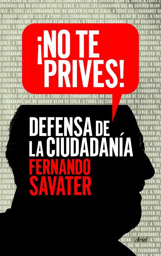 NO TE PRIVES! | 9788434418615 | FERNANDO SAVATER