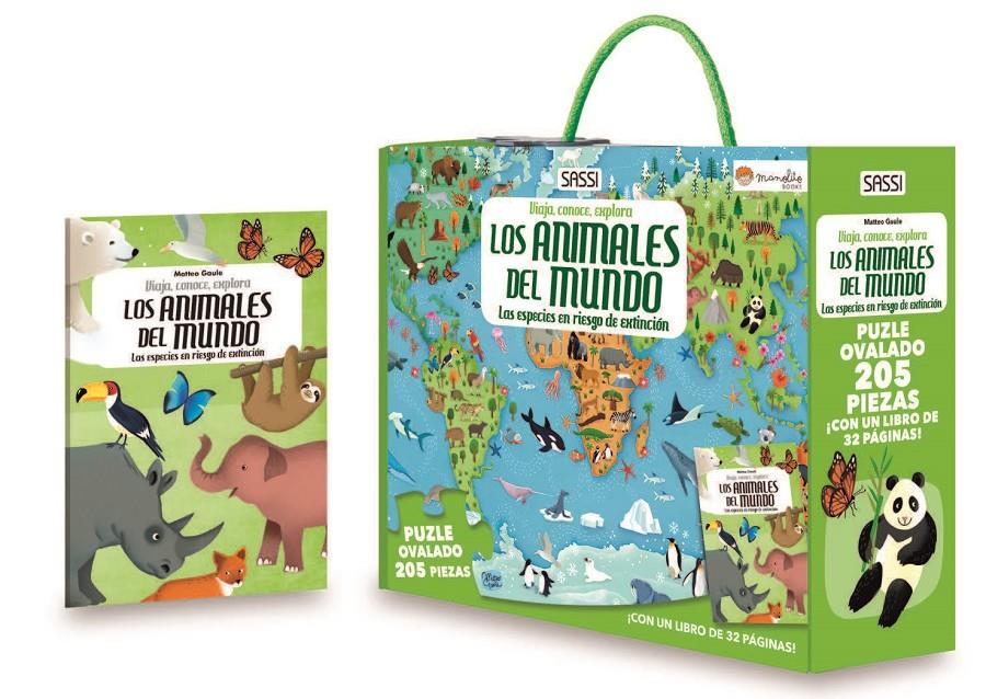 ANIMALES EN PELIGRO DE EXTINCION. VIAJA, CONOCE , EXPLORA. CON PUZZLE. | 9788418127199 | G. ALFONSI/I. TREVISAN/M. GAULE