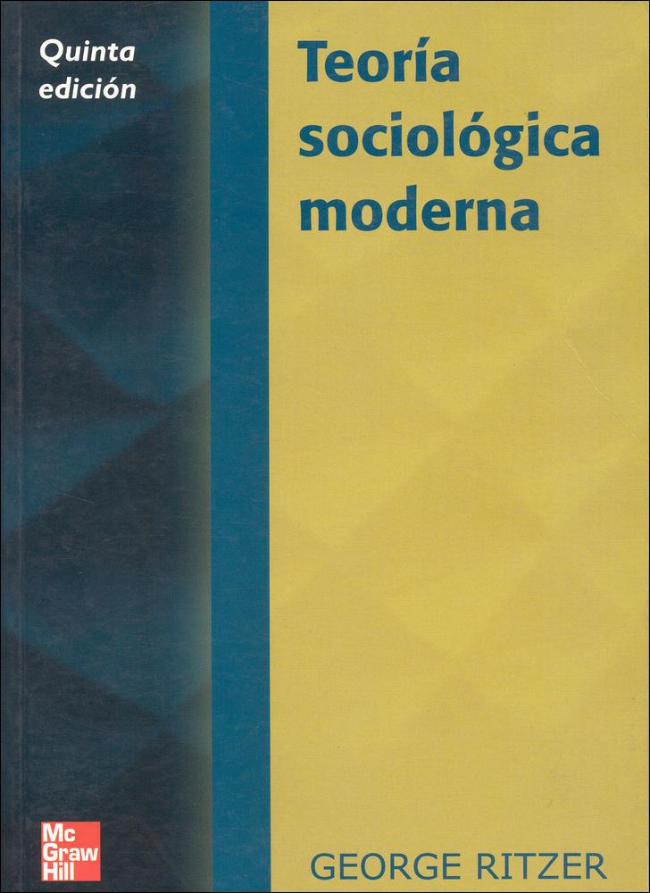 TEORIA SOCIOLOGICA MODERNA | 9788448132248 | RITZER, GEORGE