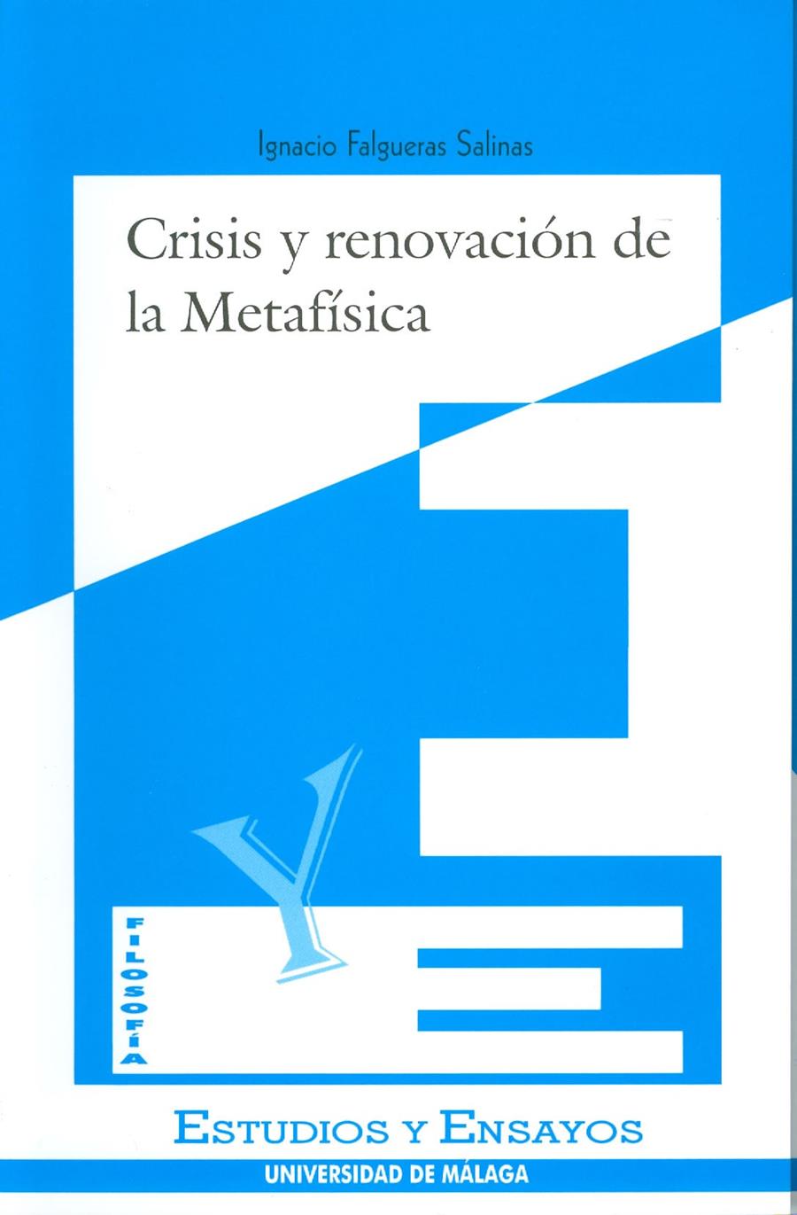 CRISIS Y RENOVACION DE LA METAFISICA | 9788474966602 | FALGUERAS SALINAS