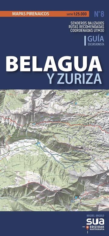 BELAGUA Y ZURIZA 1:25.000 -SUA | 9788482167343