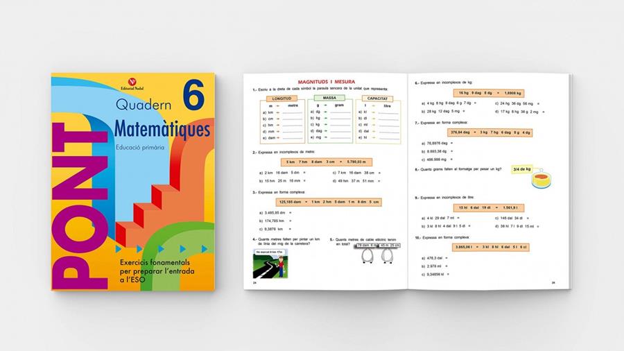 PONT QUADERN DE MATEMATIQUES 6E PRIMARIA | 9788478872015