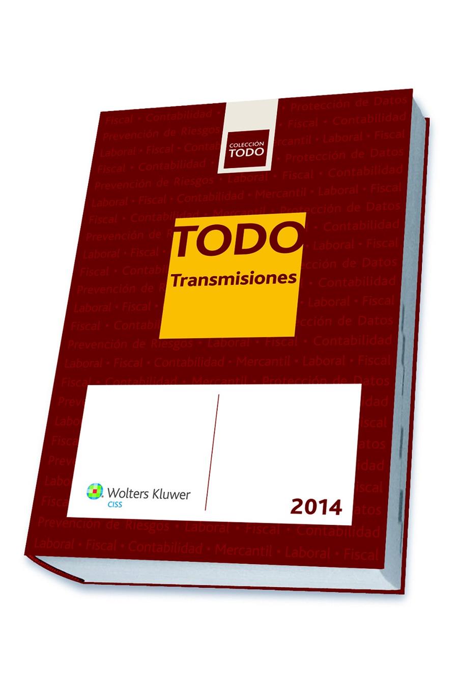 TODO TRANSMISIONES 2014 | 9788499546087 | JUÁREZ NAVARRO, JAVIER MÁXIMO