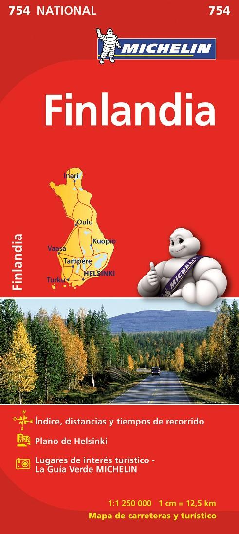 MAPA NATIONAL FINLANDIA | 9782067172906 | VARIOS AUTORES