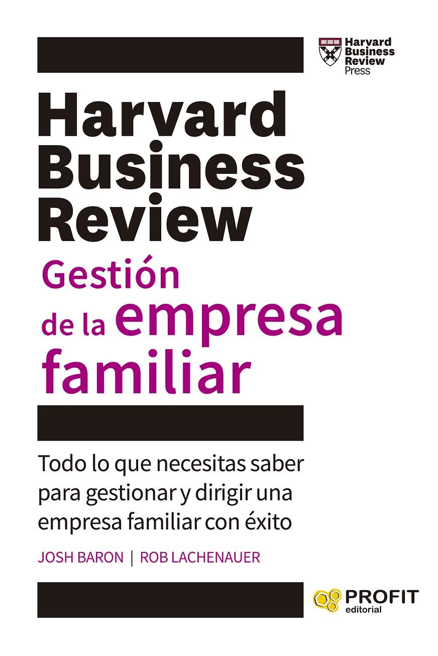 GESTIÓN DE LA EMPRESA FAMILIAR | 9788419841629 | BARON, JOSH/LACHENAUER, ROB