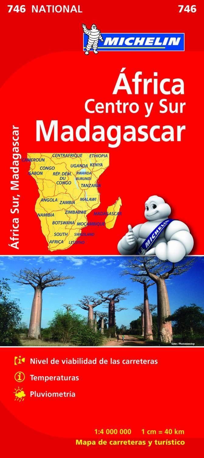 MAPA NATIONAL ÁFRICA CENTRO-SUR, MADAGASCAR | 9782067172531 | VARIOS AUTORES