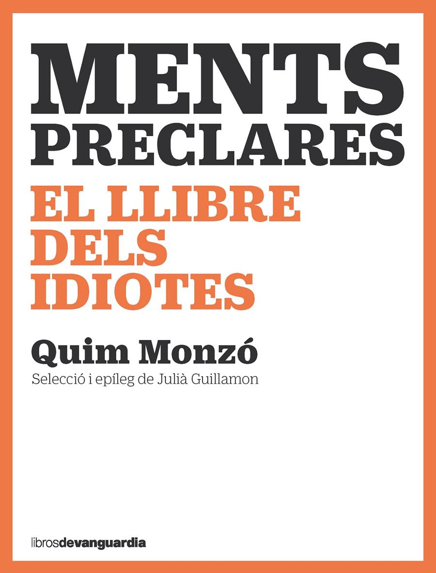 MENTS PRECLARES | 9788418604447 | MONZÓ, QUIM