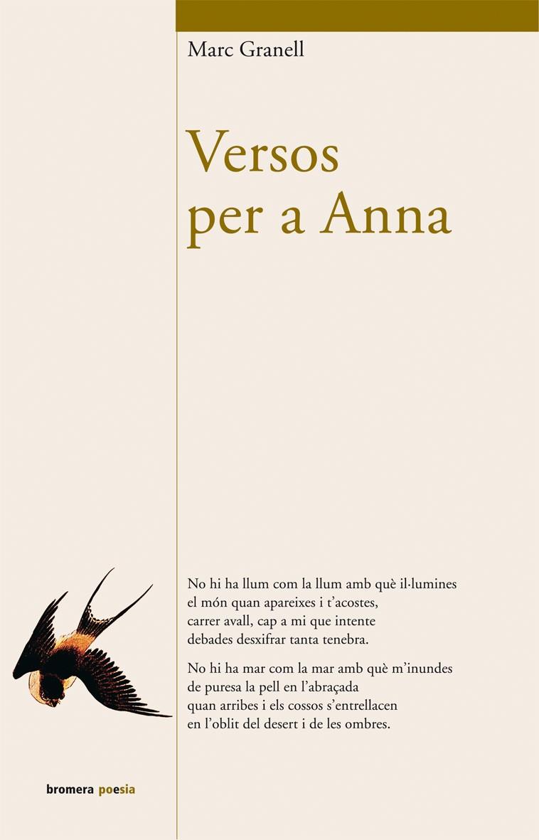 VERSOS PER A ANNA | 9788476607862 | GRANELL, MARC