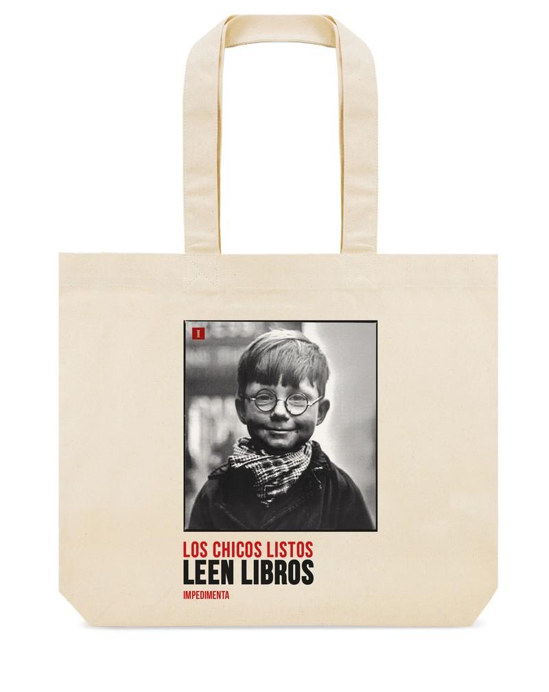 BOLSA DE TELA LOS CHICOS LISTOS LEEN LIBROS | 9788419581976