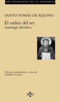 ORDEN DEL SER. ANTOLOGIA FILOSOFICA, EL | 9788430939626 | SANTO TOMAS DE AQUINO