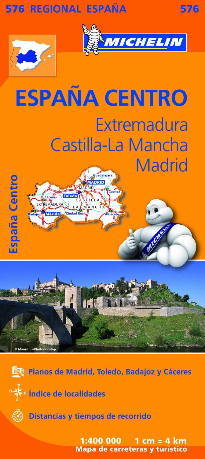 MAPA REGIONAL EXTREMADURA, CASTILLA LA MANCHA, MADRID | 9782067184350 | VARIOS AUTORES