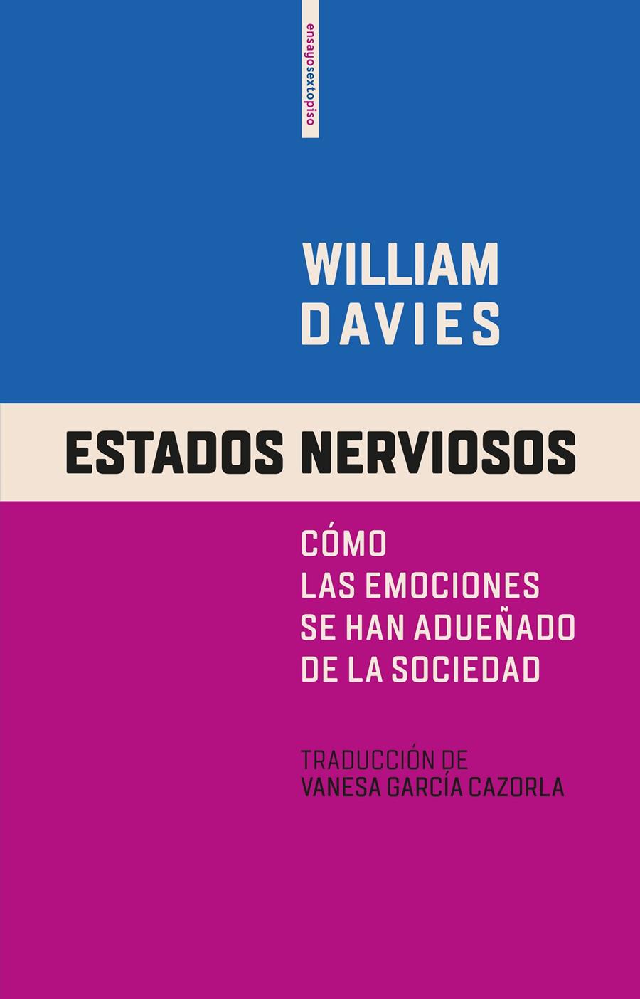 ESTADOS NERVIOSOS | 9788417517496 | WILLIAM DAVIES